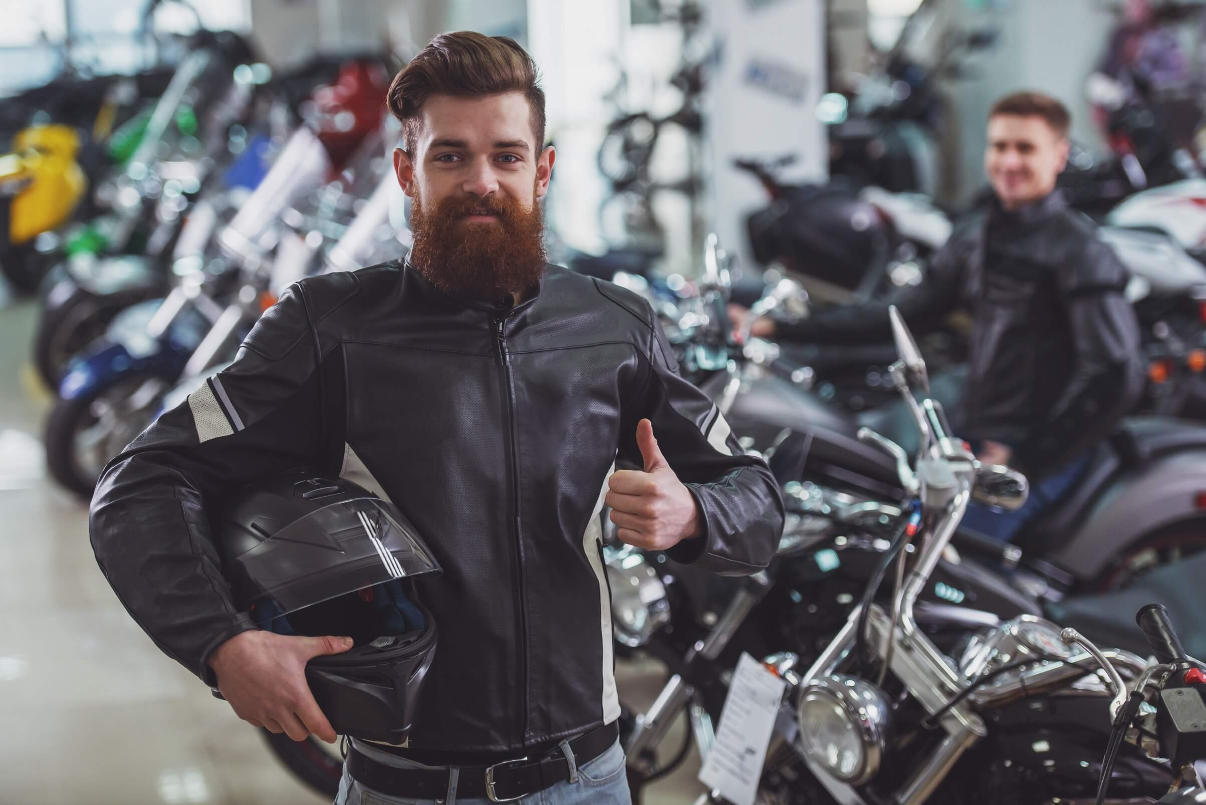 men in motorbike salon npdyr8q.jpg