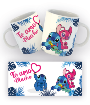 STITCH- diseño digital - Te amo mucho