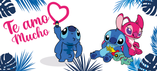 STITCH 1.4 STITCH- diseño digital - Te amo mucho
