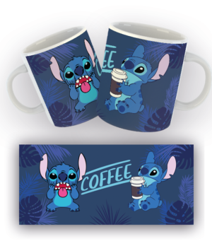 Stitch Coffee -Diseño digital