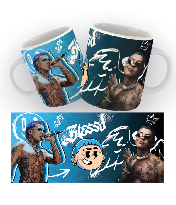 taza 1 BLEES Taza Blessd - Diseño digital
